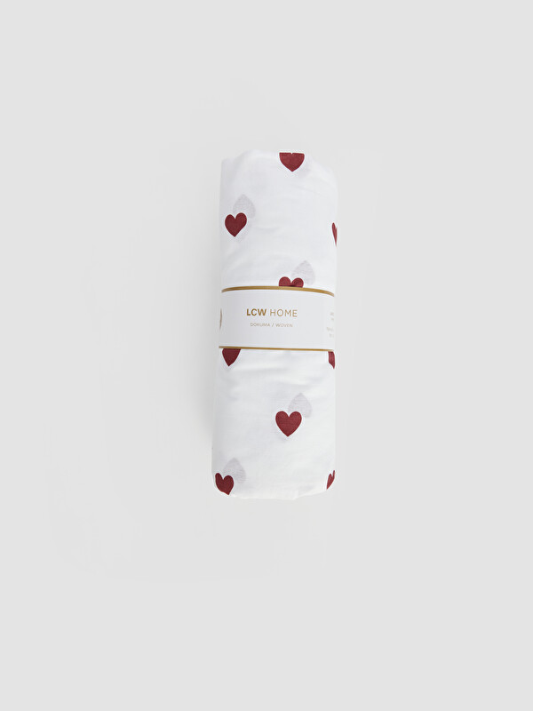 LCW HOME Heart Patterned Cotton Single Sheet