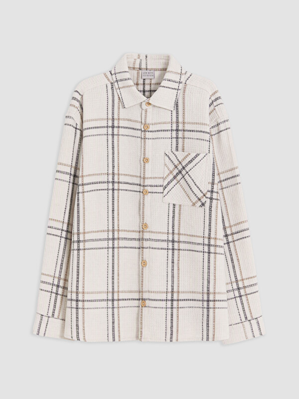 LCW Kids Boy Ecru Overshirt