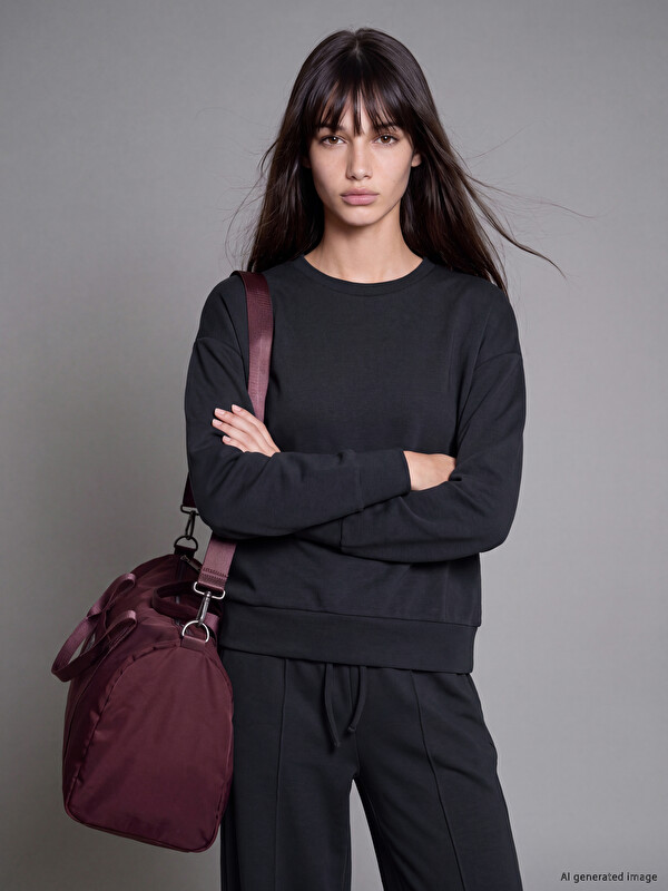 XSIDE Sweat-shirt oversize doux au toucher pour femme