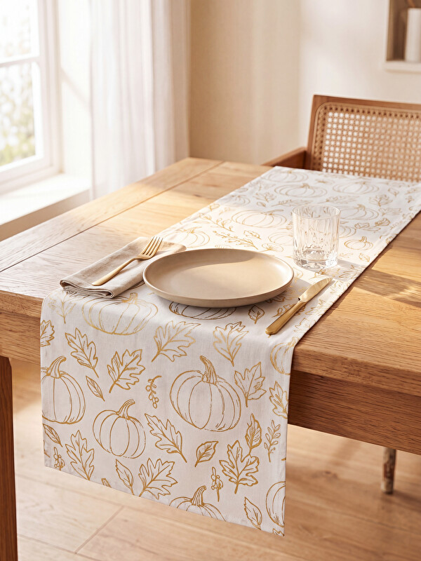 LCW HOME Bal Kabağı Baskılı Runner 45x150 Cm