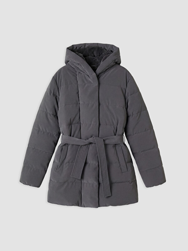 LCW Kids Kapüşon Kız Çocuk Şişme Mont