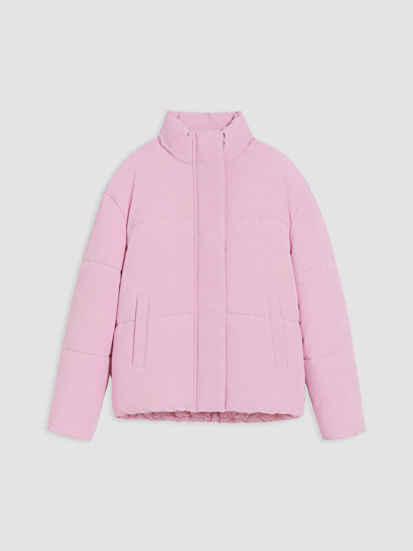 LCW Kids Mock Neck Girls' Puffer Coat