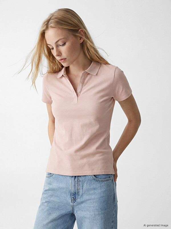 XSIDE Polo Collar Women's T-Shirt