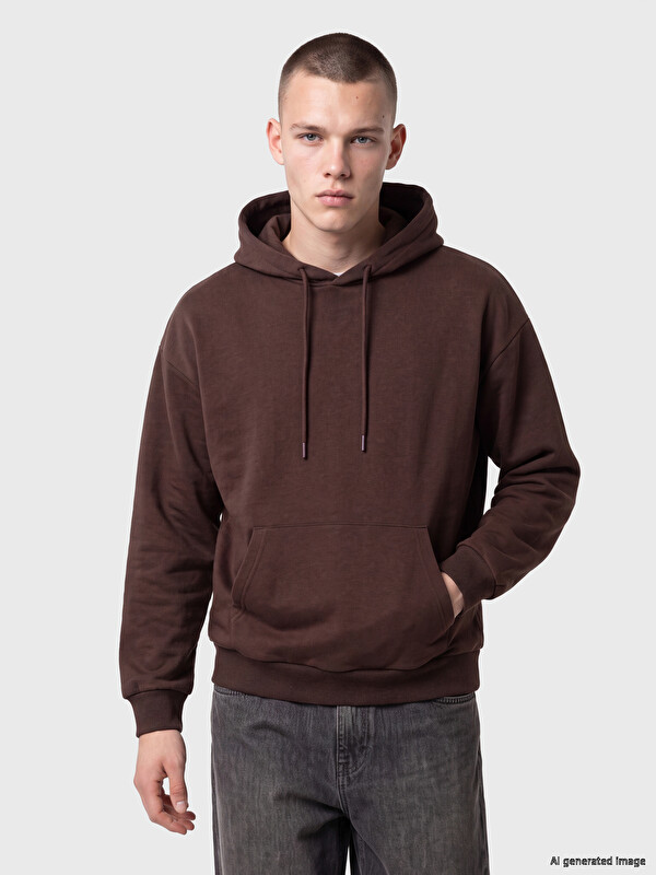 XSIDE Man Plum Sweatshirt