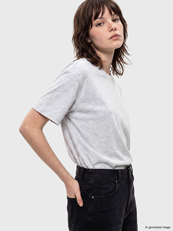 XSIDE Crew Neck 100% Cotton Women's T-Shirt