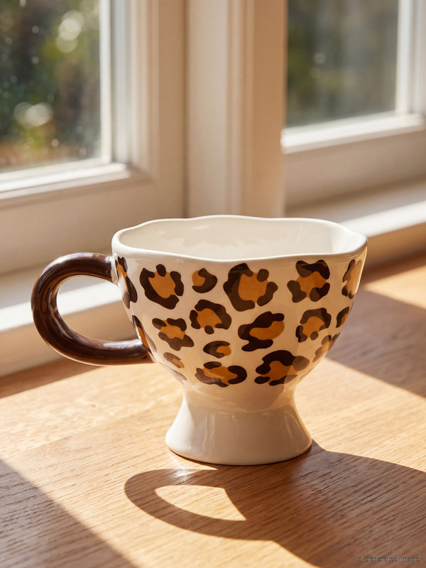LCW HOME Leopar Desenli Seramik Kupa 260 ml