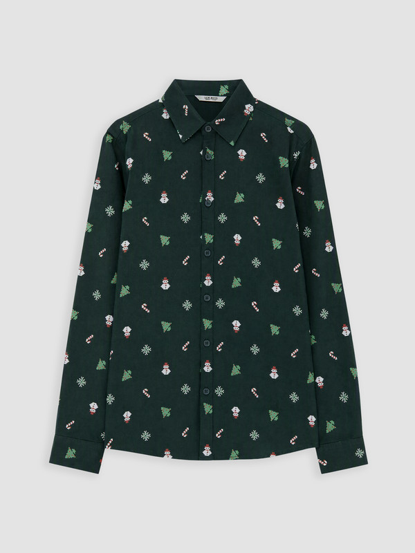 LCW Kids New Year Themed Boys' Shirt