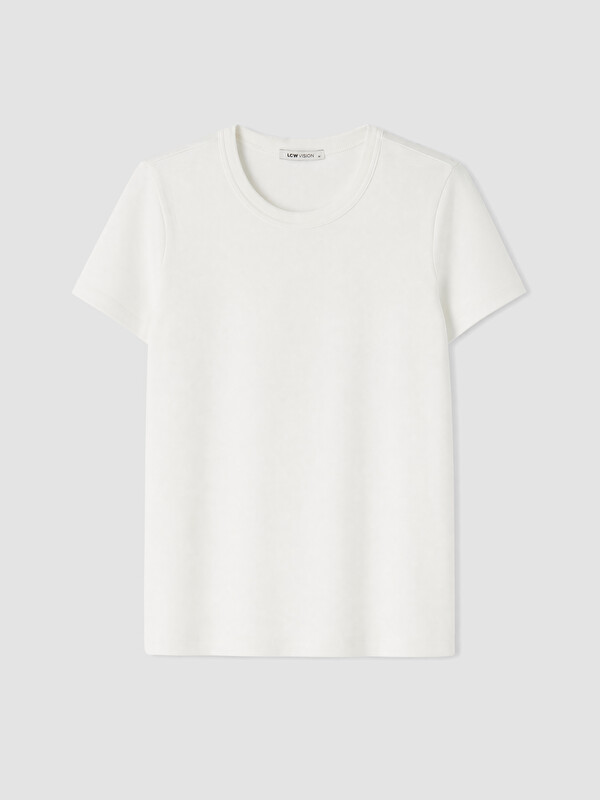 LCW Vision Tricou Crew Neck 100% Bumbac Femei