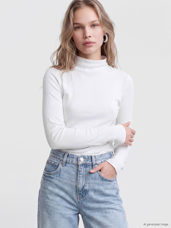 LCW Vision Long Sleeve Turtleneck Women's Body