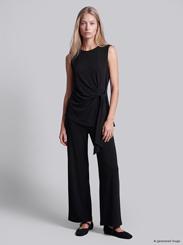 LCW Vision Pantalon de survêtement femme à taille élastiquée