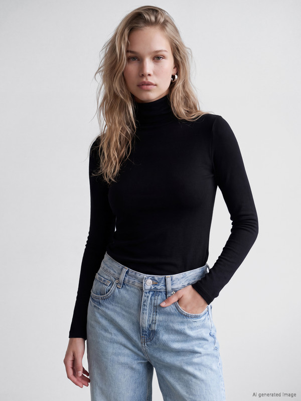 LCW Vision Dik Yaka Kadın Body