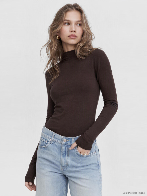 LCW Vision Dik Yaka Kadın Body