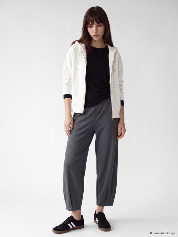 LCW Vision Elastic Waist Soft Touch Women's Sweatpants