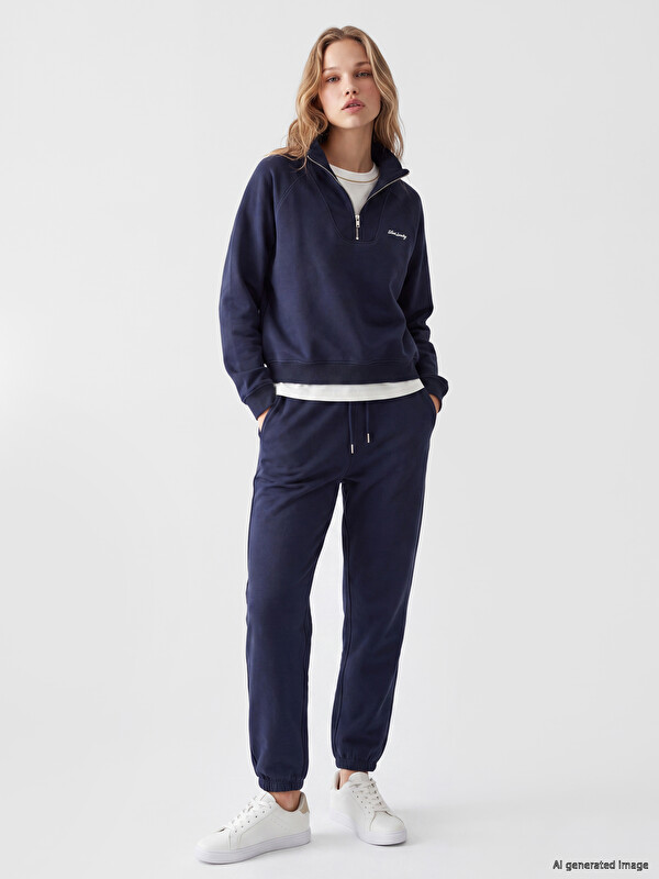 LC WAIKIKI Woman Navy Jogger Sweatpants