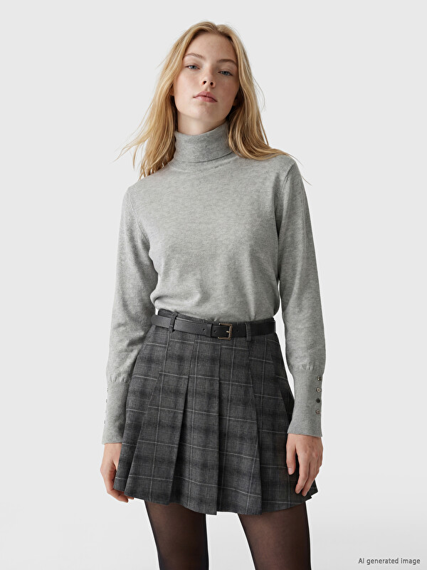 XSIDE Turtleneck Women's Knitwear Sweater