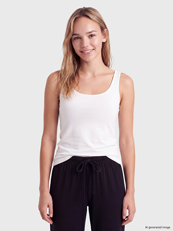 LCW DREAM 2 Pack U Neck Women's Underwear Vest