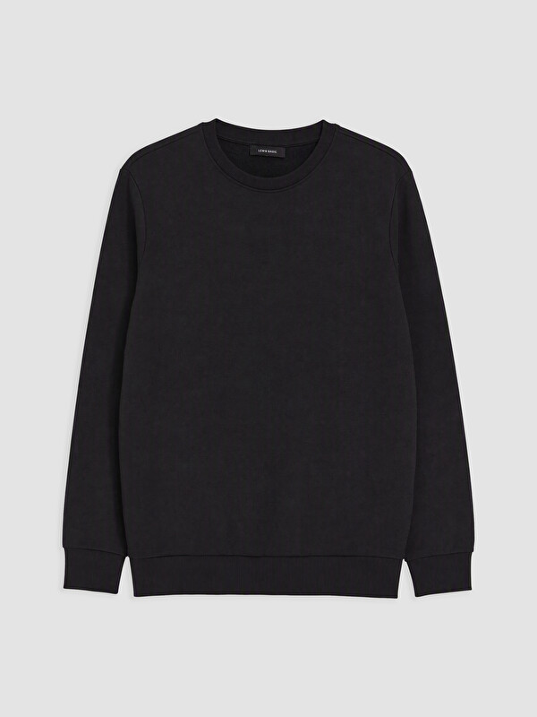 LCWAIKIKI Classic Bisiklet Yaka Erkek Kalın Sweatshirt