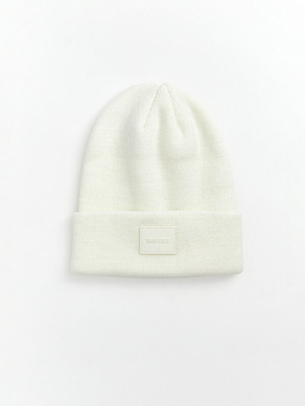 LCW ACCESSORIES Slogan Printed Women's Knitwear Beanie