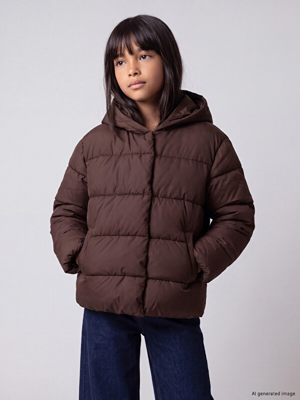 LCW Kids Su İtici Kız Çocuk Şişme Mont