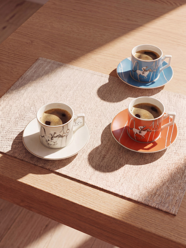 LCW HOME Baskılı 3 Kişilik Porselen Kahve Fincan Takımı 100 ml