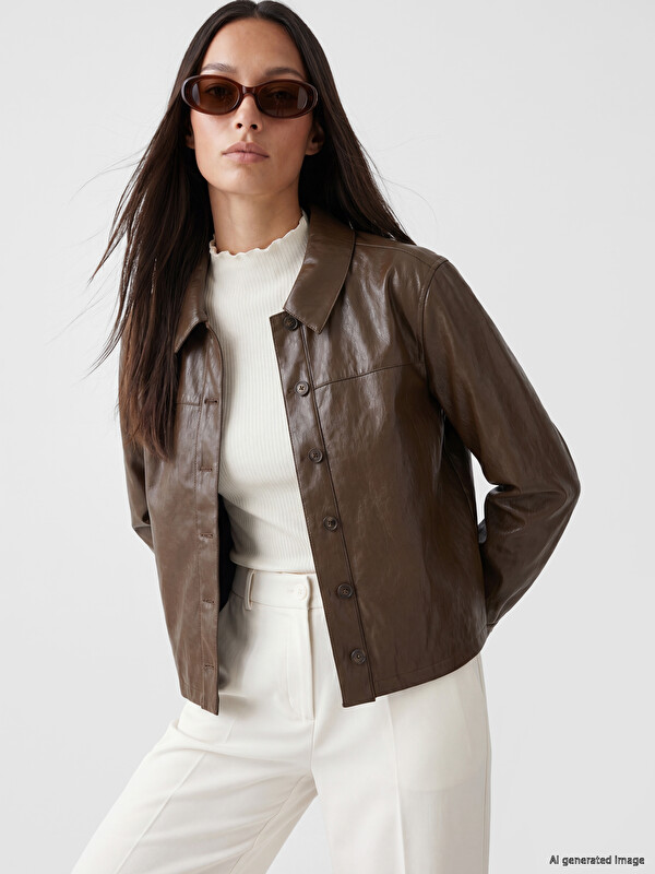 LCW STUDIO Woman Khaki Jacket