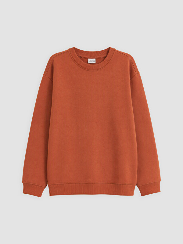 LCW Kids Crew Neck Boys' Thick Sweatshirt