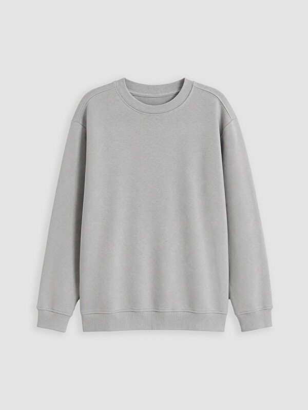 LCW Kids Bisiklet Yaka Erkek Çocuk Sweatshirt
