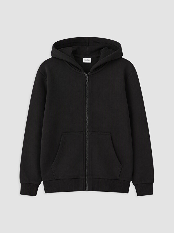 LCW Kids Hooded Boys' Zippered Sweatshirt