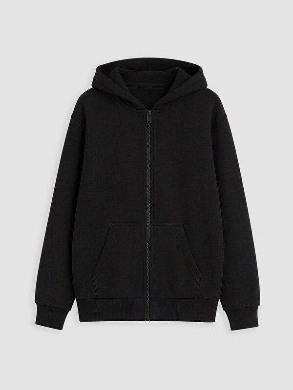 LCW Kids Hooded Boys' Zippered Sweatshirt