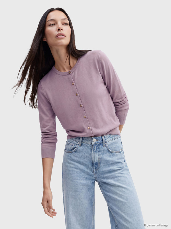 LCW EVERYDAY Crew Neck Women's Knitwear Cardigan