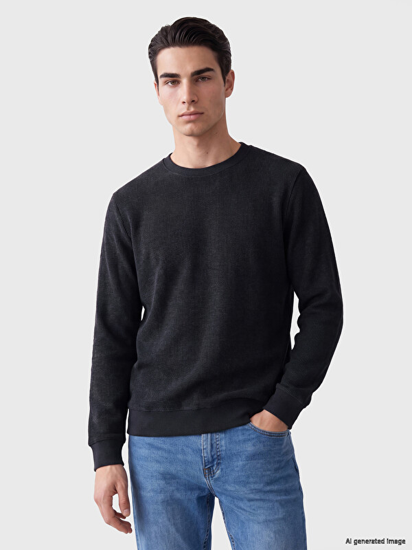 LCWAIKIKI Classic Crew Neck Men's Sweatshirt
