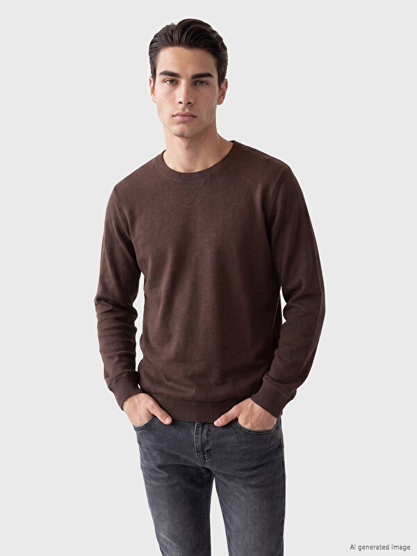 LCWAIKIKI Classic Crew Neck Men's Sweatshirt