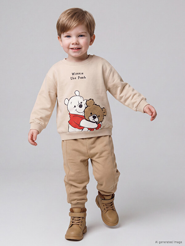 LCW baby Winnie the Pooh Erkek Bebek Takım