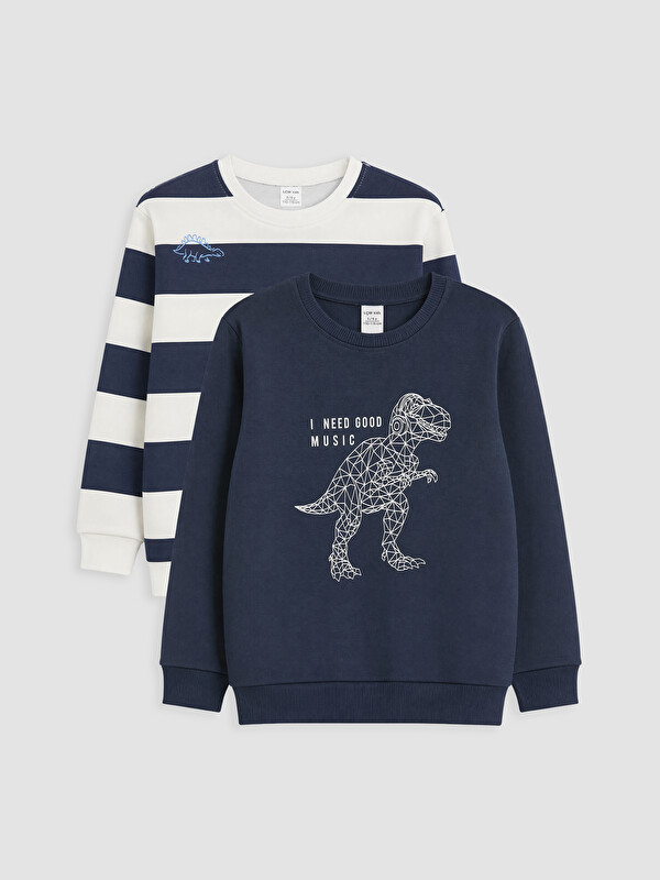 LCW Kids Boy Indigo Sweatshirt