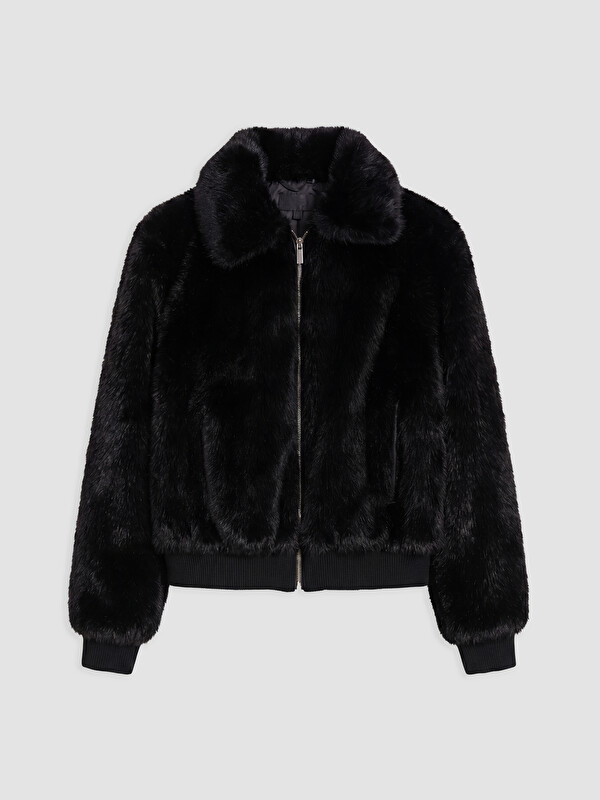 LCW Kids Girls' Faux Fur Coat