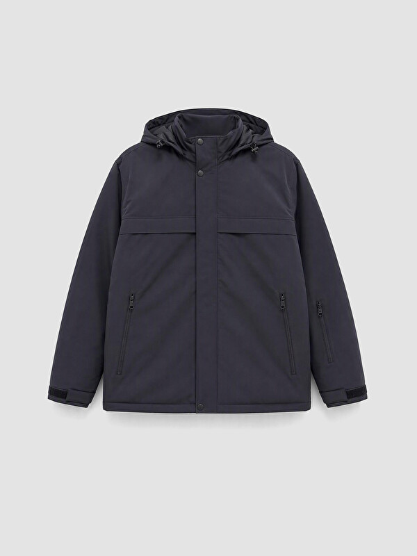 LCWAIKIKI Classic Man Navy Puffer Coat