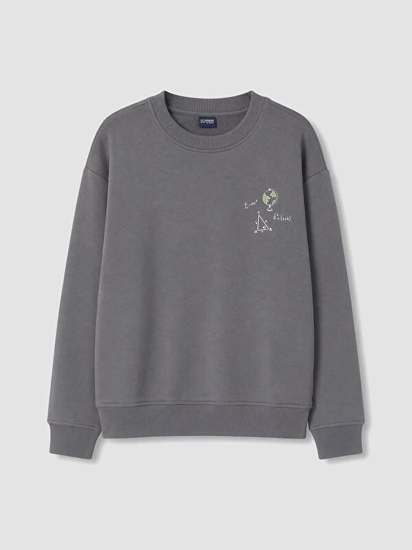 LC WAIKIKI Bisiklet Yaka Erkek Çocuk Sweatshirt