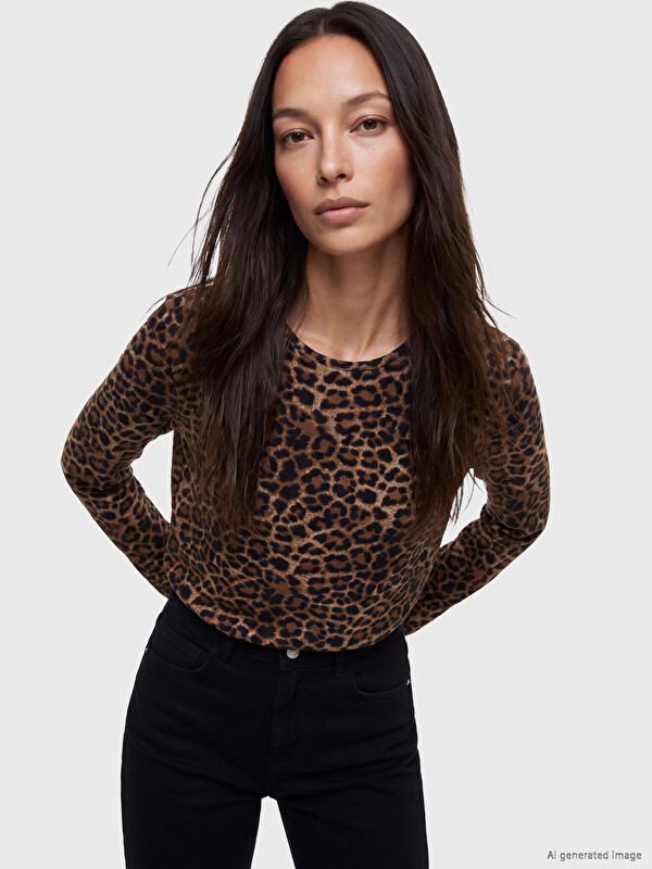 LCW EVERYDAY Leopard Print Women's Body