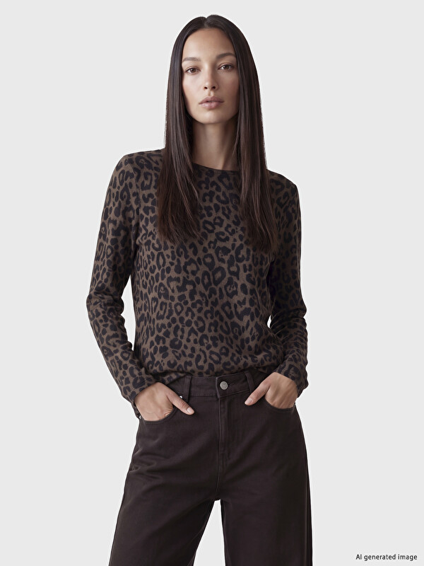 LCW EVERYDAY Leopard Print Women's Body