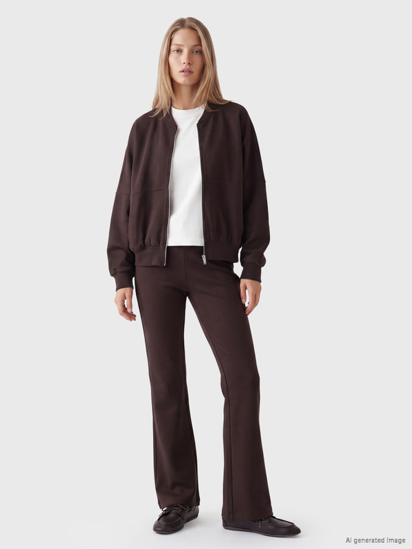 LCW Vision Oversize Women's Zip-Up Sweatshirt