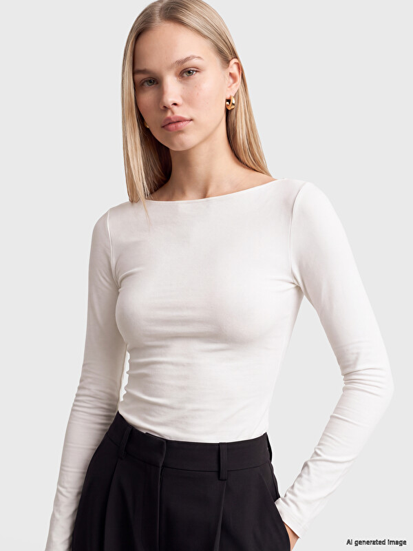 LCW Vision Slash Neck Women's Body