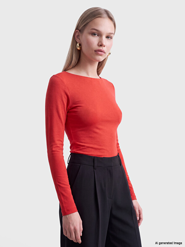 LCW Vision Slash Neck Women's Body