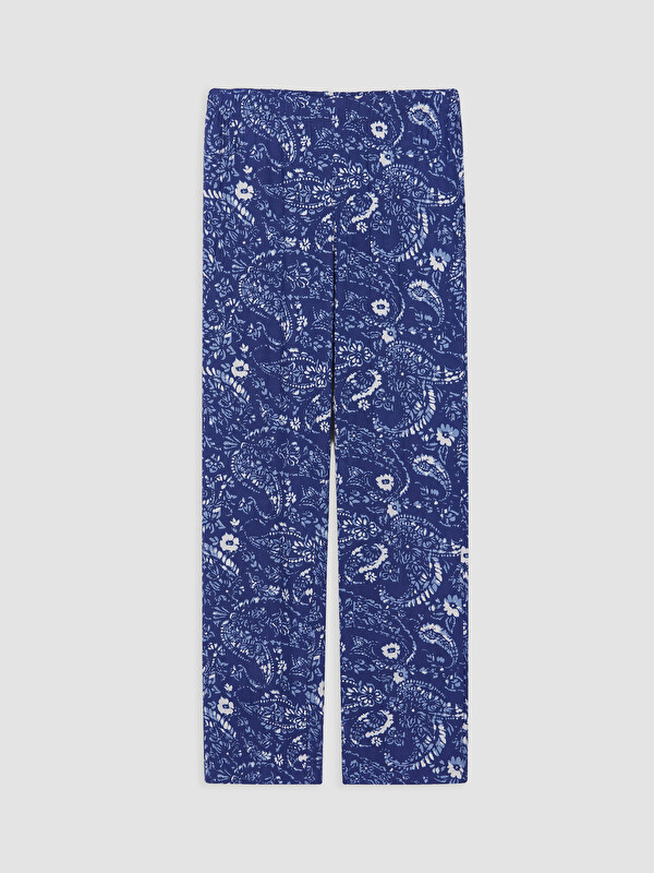 LCW DREAM Beli Lastikli Desenli Kadın Pijama Alt