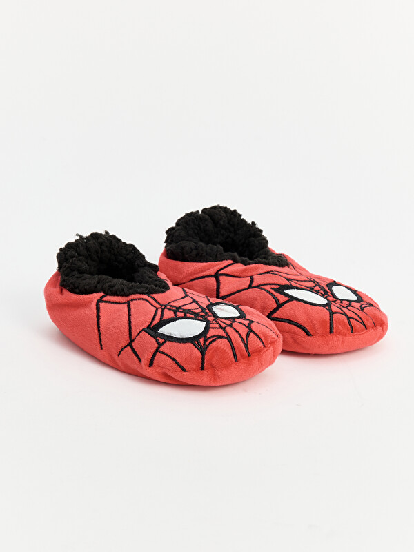LC WAIKIKI Spider-Man Baskılı Erkek Bebek Ev Ayakkabısı