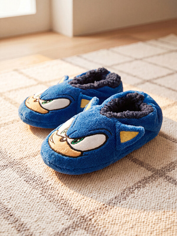 LCW STEPS Sonic Baskılı Erkek Bebek Panduf