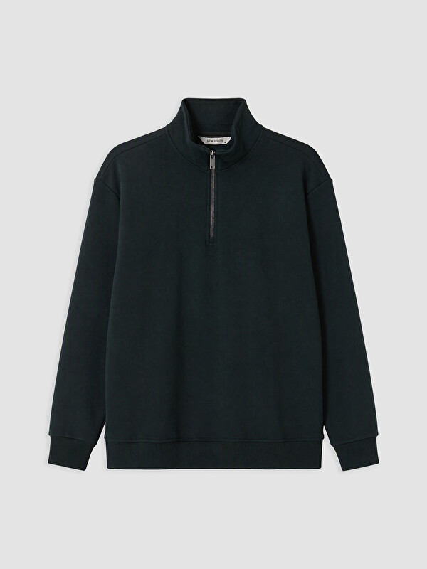 LCW Vision Dik Yaka Erkek Kalın Sweatshirt