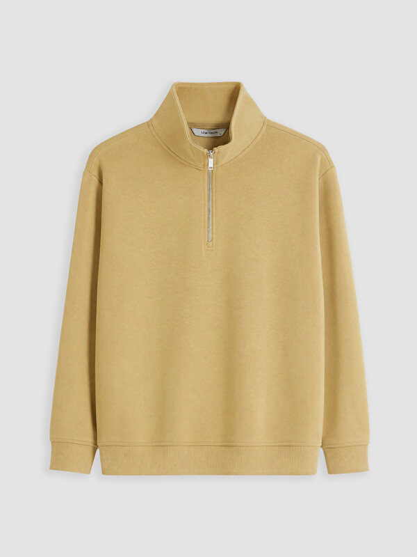 LCW Vision Mock Neck Men's Thick Sweatshirt