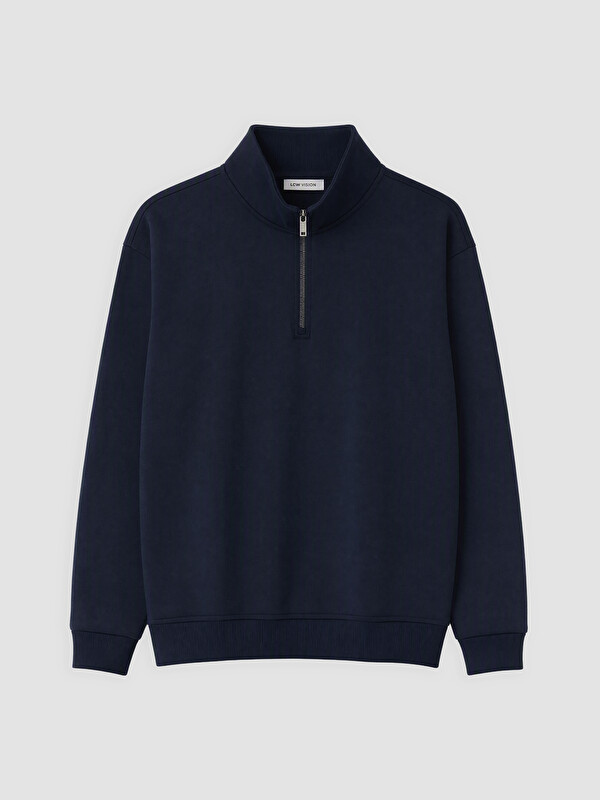 LCW Vision Mock Neck Men's Thick Sweatshirt