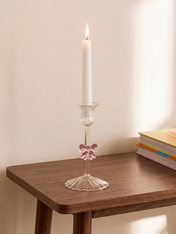 LCW HOME Colorless Candle Holder