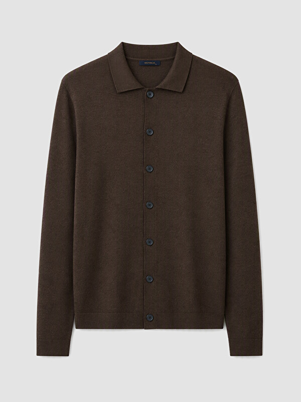 SOUTHBLUE Man Brown Cardigan